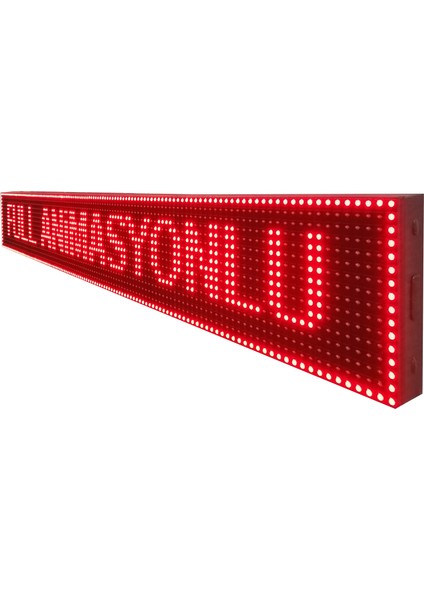 Kayan Yazı LED Tabela 128X16 cm / Dış Mekan modelleri