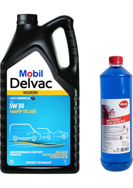 Mobıl Delvac Modern Lc T 5W-30 Hafif Ticari Motor Yağı 7 Litre ( Üretim Yılı: 2023 )