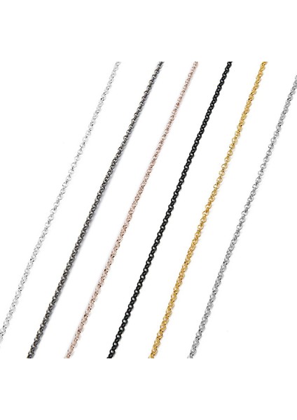10 Metre 2 Mm Kuyruk Zinciri Uzatma Aksesuarları Bilezik Takı Yapımı 2 Mm 2 Mm (Yurt Dışından)