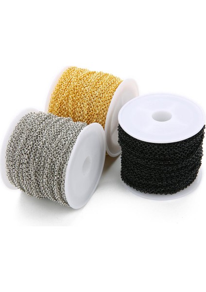 10 Metre 2 Mm Kuyruk Zinciri Uzatma Aksesuarları Bilezik Takı Yapımı 2 Mm 2 Mm (Yurt Dışından)