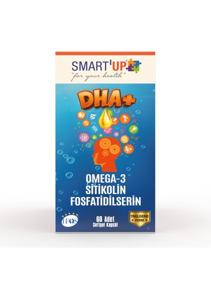 Sitikolin Dha Omega 3 ve Fosfatidilserin iceren Balık Yağı B12 ( 60 SoftJel )