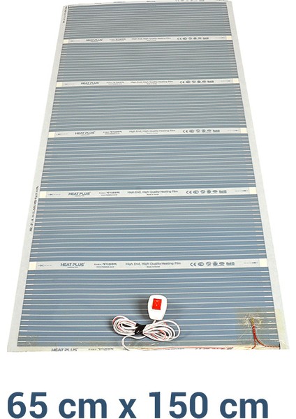 Elektrikli Yerden Isıtma Termostatlı Karbon Film 65 * 150CM