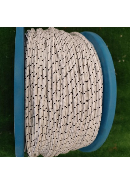 6 mm 10 Metre Örgü Halat Iskota Halat Denizci Tekne Halatı Salıncak İp Dağcı İp Halat