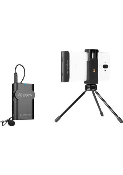 By-Wm4 Pro-K5 Dji Mini 3 Pro Rc Kumanda Uyumlu Kablosuz Yaka Mikrofonu