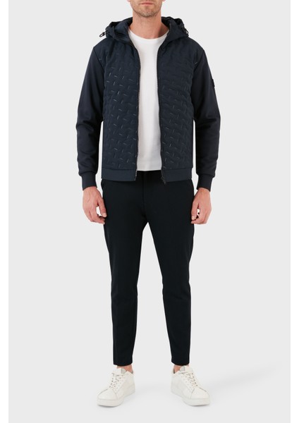 Pamuklu Regular Fit Fermuarlı Kapüşonlu Sweat Erkek SWEAT 50494276 404