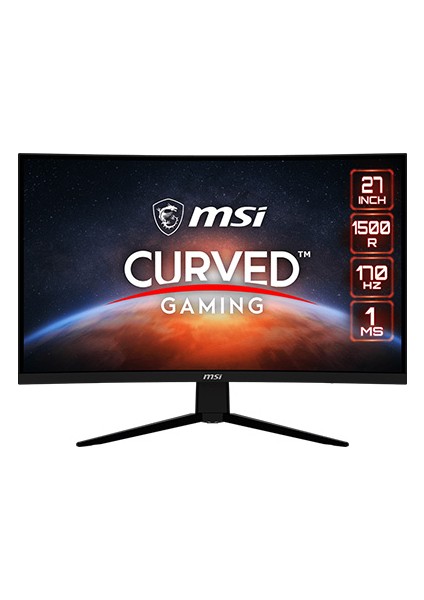 27" G273CQ 2560x1440 (WQHD) CURVE 1500R VA 170HZ 1MS FREESYNC PREMIUM  GAMING MONITOR