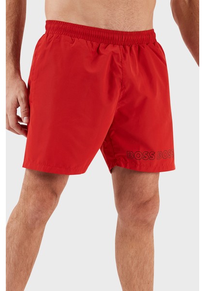 Logolu Deniz Şortu Cepli Mayo Short Erkek Short 50469300 624