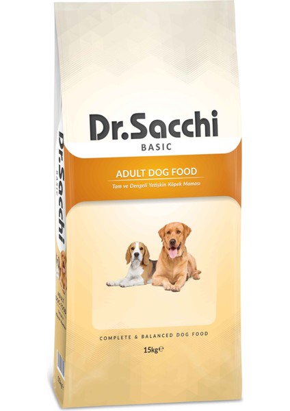 Dr. Sacchi Basic Chicken Yetişkin Köpek Maması 15 Kg