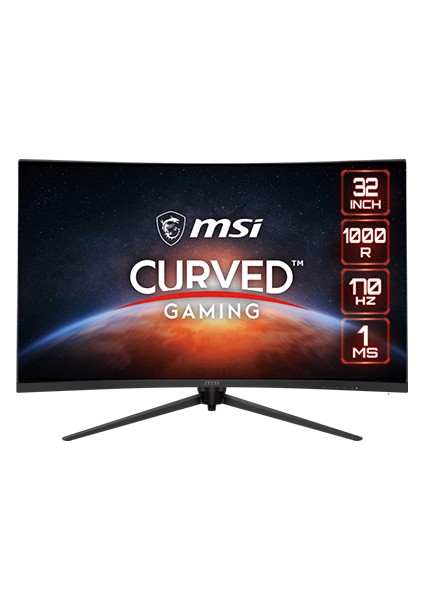 31.5" G321CQP E2 2560x1440 (WQHD) 16:9 CURVE 1000R VA 170HZ 1MS ADAPTIVE-SYNC GAMING MONITOR