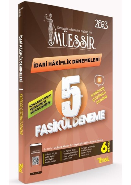 Müessir İdari Hakimlik Denemeleri - Çözümlü