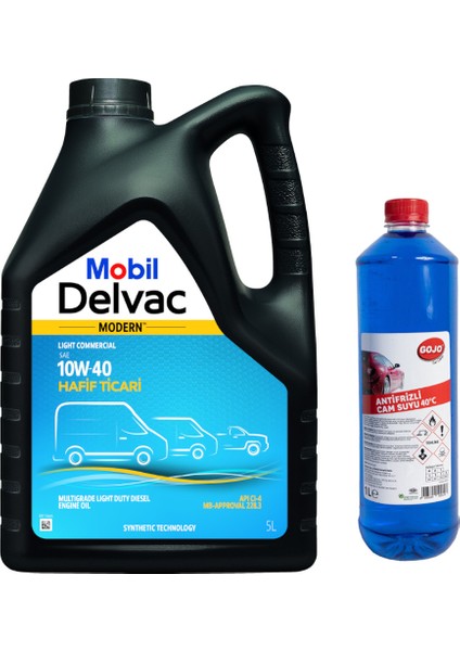 Delvac Modern Lc 10W40 Hafif Ticari Motor Yağı 5 Litre ( Üretim Yılı: 2023 )