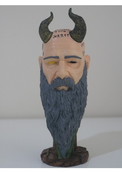 House Of Figure God Of War Mimir Bust  - 7X9X20CM