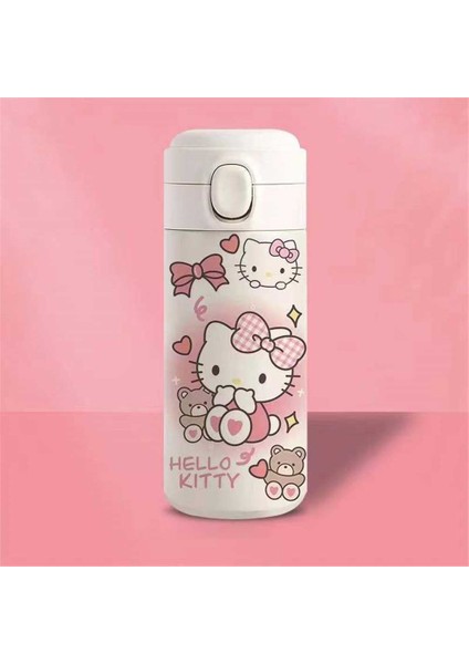 Kadınlar Için Yeni Çilek Ayı Paslanmaz Çelik Yalıtımlı Bardak, Öğrenciler ve Çocuklar Için Yüksek Değerli Taşınabilir Su Şişesi, Sanrio Karikatür Su Bardağı (Yurt Dışından)