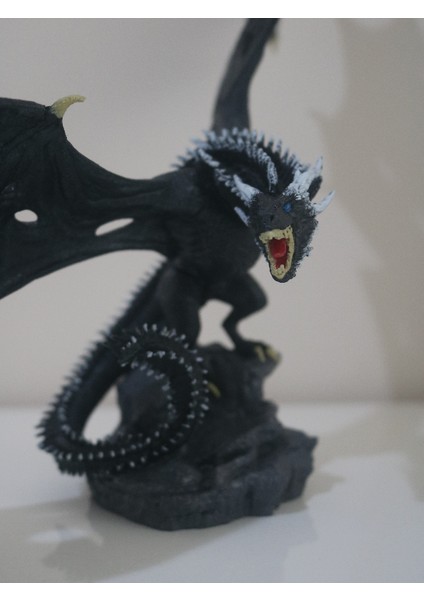 Game Of Thrones Viserion Ice Dragon Figure - Viserion Buz Ejderha Figür - 24X13X40CM