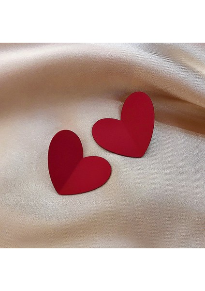 E412 Moda Kalp Paslanmaz Çelik Halka Küpe Kadınlar Için Punk Vintage Piercing Acier Inoxydable Küpe Kız Yılbaşı Hediyeleri (Yurt Dışından)