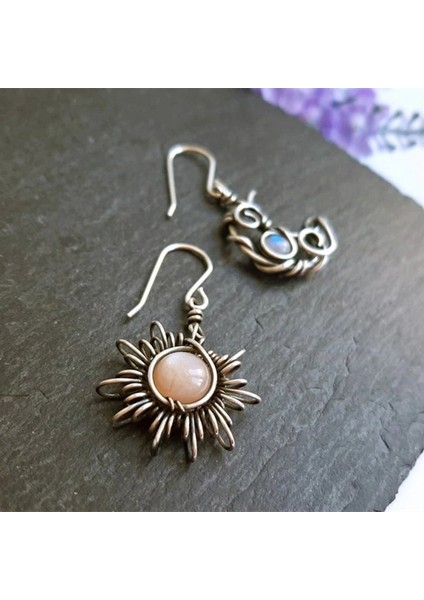 ER2210 Trendy Retro Yılan Düzensiz Geometrik Spiral Küpe Kadınlar Yaratıcı Awl Kolye Küpe Vintage Dangle Küpe Takı Hediyeler (Yurt Dışından)