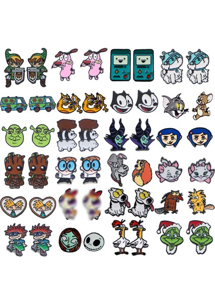 Stil 9 54 Stilleri Anime Sevimli Paslanmaz Çelik Kulak Damızlık Küpe Kadının Emaye Küpe Çocuklar Için Moda Takı 2022 (Yurt Dışından)