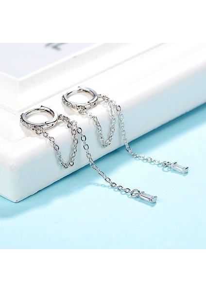 SE1688 Moda Uzun Geometrik Daire Kulak Zinciri Küpe Kadın Kore Tarzı Trendy Püskül Küpe Kpop Kadınlar Takı Parti Hediye (Yurt Dışından) modelleri