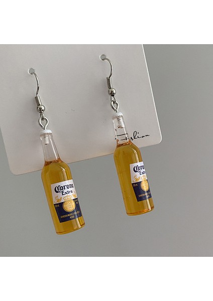 Stil 3 1 Çift Bira Şişesi Bardak Reçine Küpe Kadın Moda Içecek Takı Doğum Günü Hediyeleri Eğlenceli Kız Şarap Şişesi Küpe 4 Stil Seçenekleri (Yurt Dışından)
