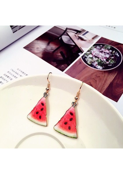 Domates Sevimli Akrilik Meyve Gıda Dangle Karpuz Çilek Elma Ananas Kivi Turuncu Damla Küpe Kadınlar Için Kız Hediye (Yurt Dışından) fırsatları