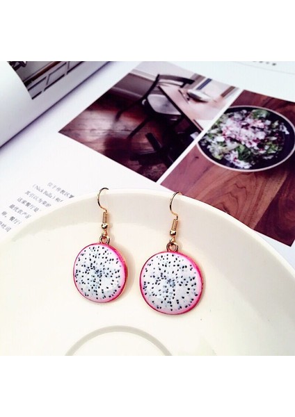 Domates Sevimli Akrilik Meyve Gıda Dangle Karpuz Çilek Elma Ananas Kivi Turuncu Damla Küpe Kadınlar Için Kız Hediye (Yurt Dışından) indirimleri