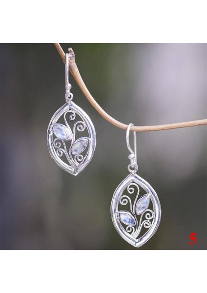 Stil 5 1 Çift Yeni Moda Bohemia Püskül Küpe Renkli Charm Kristal Glitter Payetler Dangle Saçak Damla Kadın Takı Aksesuarları (Yurt Dışından)