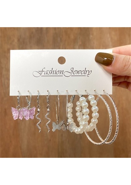 ENS15412432 Tr Moda Kadın Küpe Inci Saplama Küpeler Kadınlar Için Yeni Bohemian 2021 Geometrik Küçük Kristal Kalp Küpe Punk Takı (Yurt Dışından)