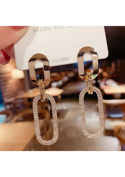 ED112 2022 Yeni Kore Saplama Küpeler Kadınlar Için Vintage Inci Dangle Bırak Altın Renk Küpe Seti 2021 Trend Küpe Kadınlar Takı (Yurt Dışından)