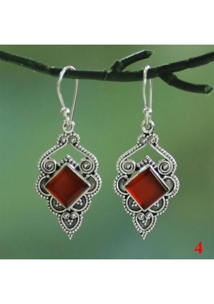 Stil 4 1 Çift Yeni Moda Bohemia Püskül Küpe Renkli Charm Kristal Glitter Payetler Dangle Saçak Damla Kadınlar Takı Aksesuarları (Yurt Dışından)