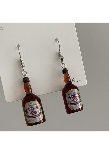 Stil 2 1 Çift Bira Şişesi Bardak Reçine Küpe Kadın Moda Içecek Takı Doğum Günü Hediyeleri Eğlenceli Kız Şarap Şişesi Küpe 4 Stil Seçenekleri (Yurt Dışından)