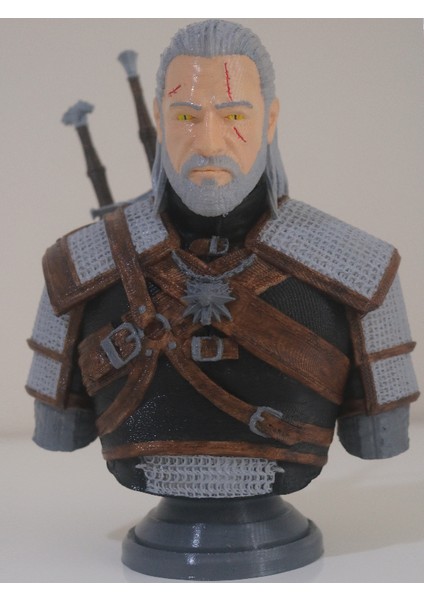 The Witcher Rivialı Geralt Bust - 15X12X20CM
