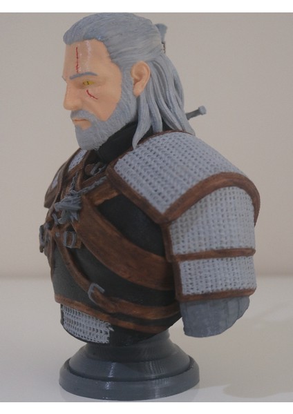 The Witcher Rivialı Geralt Bust - 15X12X20CM