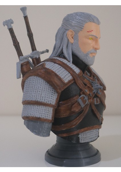 The Witcher Rivialı Geralt Bust - 15X12X20CM