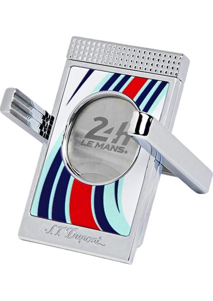 St. Dupont Le Mans 24H Sehpalı Puro Kesici Beyaz/krom 03488