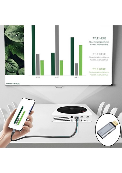 Dişi Harici Ör Telefon Dizüstü Dizüstü Bilgisayar Için 4K 60Hz Adaptü Dönüştürme - Dmı Pd (Yurt Dışından)