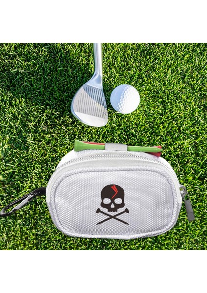 Fermuarlı Golf Aksesuarları Top Kılıfı Çanta Tees Taşıyıcı (Yurt Dışından)