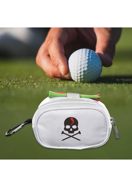 Fermuarlı Golf Aksesuarları Top Kılıfı Çanta Tees Taşıyıcı (Yurt Dışından)