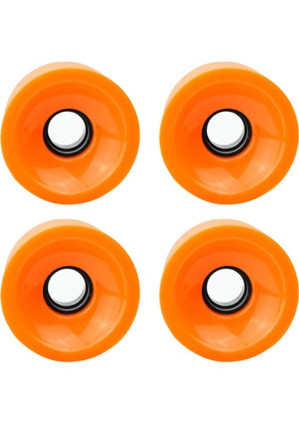 4 Paket Dayanıklı Longboard Tekerlek Silindiri 78A Tekerlek Parçaları Turuncu (Yurt Dışından)