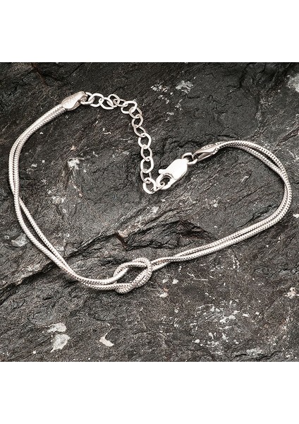 Aşk Düğümü Gümüş Bileklik fiyatları