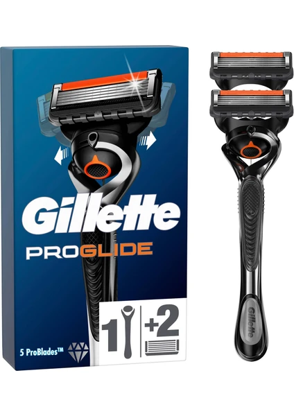 Fusion ProGlide FlexBall Tıraş Makinesi + 2 Yedek Tıraş Bıçağı