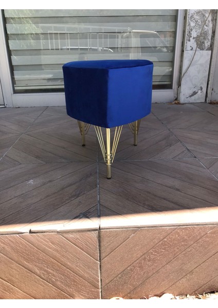 Kalpşeklinde Silinebilir Kumaş Kaplamapufbench Oturma Pufuayak Dayamaayaklı