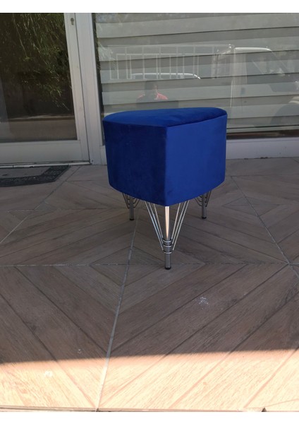 Kalpşeklinde Silinebilir Kumaş Kaplamapufbench Oturma Pufuayak Dayamaayaklı