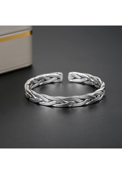 Örgü Gümüş Bileklik modelleri