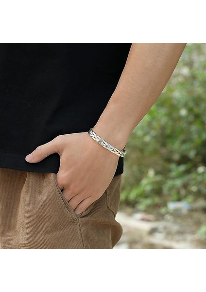 Örgü Gümüş Bileklik fırsatları