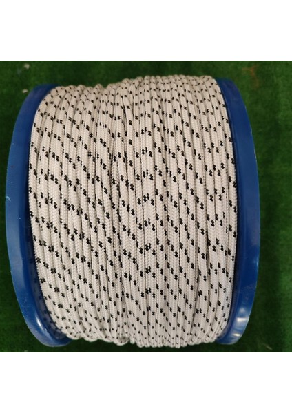 8 mm 10 Metre Örgü Halat Iskota Halat Denizci Tekne Halatı Salıncak Ip Dağcı Ip Halat