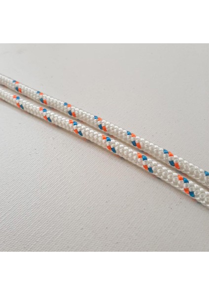 6 mm 10 Metre Soylu Halat Örgü Iskota Halat Denizci Tekne Halatı Salıncak Ip Dağcı Ip Halat