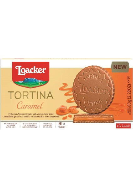 Tortına Caramel 63 Gr. - Karamelli Gofret