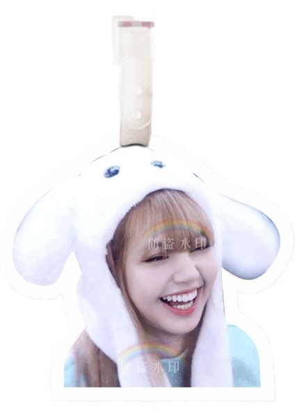 Lısa Bagaj Etiketi Okul Çantası Kolye Bavul Blackpink Temalı (Yurt Dışından)