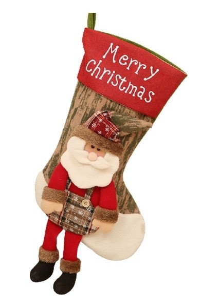 Baırangnoel Hediyesi Şeker Çanta Noel Süs Kolye Noel Çorabı (Yurt Dışından)