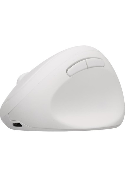 Y08 Dikey Kablosuz 2.4g Sessiz Şarjlı 6 Tuşlu Vertical Mouse 1600DPI 400MAH Beyaz